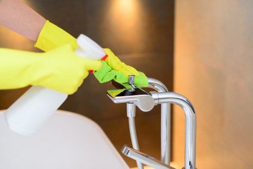 Specialist curtain cleaning process for luxury fabrics in Mayfair